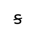 LATIN SMALL LETTER S WITH OBLIQUE STROKE Latin Extended-D Unicode U+A7A9