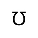 LATIN CAPITAL LETTER UPSILON Latin Extended-B Unicode U+1B1