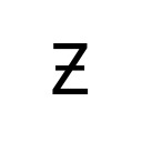 LATIN CAPITAL LETTER Z WITH STROKE Latin Extended-B Unicode U+1B5