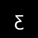 LATIN SMALL LETTER EZH REVERSED Latin Extended-B Unicode U+1B9