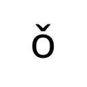 LATIN SMALL LETTER O WITH CARON Latin Extended-B Unicode U+1D2