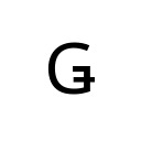 LATIN CAPITAL LETTER G WITH STROKE Latin Extended-B Unicode U+1E4