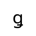 LATIN SMALL LETTER G WITH STROKE Latin Extended-B Unicode U+1E5