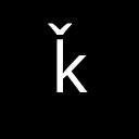 LATIN SMALL LETTER K WITH CARON Latin Extended-B Unicode U+1E9