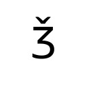 LATIN CAPITAL LETTER EZH WITH CARON Latin Extended-B Unicode U+1EE