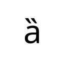 LATIN SMALL LETTER A WITH DOUBLE GRAVE Latin Extended-B Unicode U+201
