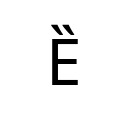 LATIN CAPITAL LETTER E WITH DOUBLE GRAVE Latin Extended-B Unicode U+204