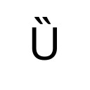LATIN CAPITAL LETTER U WITH DOUBLE GRAVE Latin Extended-B Unicode U+214
