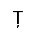 LATIN CAPITAL LETTER T WITH COMMA BELOW Latin Extended-B Unicode U+21A