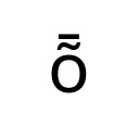 LATIN SMALL LETTER O WITH TILDE AND MACRON Latin Extended-B Unicode U+22D