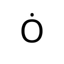 LATIN CAPITAL LETTER O WITH DOT ABOVE Latin Extended-B Unicode U+22E