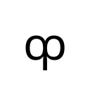 LATIN SMALL LETTER QP DIGRAPH Latin Extended-B Unicode U+239