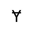 LATIN CAPITAL LETTER Y WITH STROKE Latin Extended-B Unicode U+24E