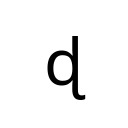 LATIN SMALL LETTER D WITH TAIL IPA Extensions Unicode U+256