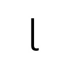 LATIN SMALL LETTER L WITH RETROFLEX HOOK IPA Extensions Unicode U+26D