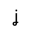 LATIN SMALL LETTER J WITH CROSSED-TAIL IPA Extensions Unicode U+29D