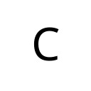 LATIN CAPITAL LETTER C Basic Latin Unicode U+43
