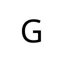 LATIN CAPITAL LETTER G Basic Latin Unicode U+47