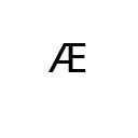MODIFIER LETTER CAPITAL AE Phonetic Extensions Unicode U+1D2D