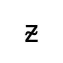 LATIN SMALL LETTER Z WITH MIDDLE TILDE Phonetic Extensions Unicode U+1D76