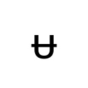 LATIN SMALL CAPITAL LETTER U WITH STROKE Phonetic Extensions Unicode U+1D7E