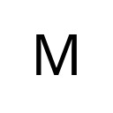 LATIN CAPITAL LETTER M Basic Latin Unicode U+4D