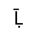 LATIN CAPITAL LETTER L WITH DOT BELOW AND MACRON Latin Extended Additional Unicode U+1E38