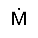 LATIN CAPITAL LETTER M WITH DOT ABOVE Latin Extended Additional Unicode U+1E40
