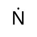 LATIN CAPITAL LETTER N WITH DOT ABOVE Latin Extended Additional Unicode U+1E44