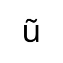LATIN SMALL LETTER U WITH TILDE BELOW Latin Extended Additional Unicode U+1E75