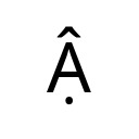 LATIN CAPITAL LETTER A WITH CIRCUMFLEX AND DOT BELOW Latin Extended Additional Unicode U+1EAC