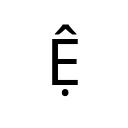 LATIN CAPITAL LETTER E WITH CIRCUMFLEX AND DOT BELOW Latin Extended Additional Unicode U+1EC6