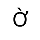 LATIN CAPITAL LETTER O WITH HORN AND GRAVE Latin Extended Additional Unicode U+1EDC