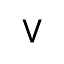 LATIN CAPITAL LETTER V Basic Latin Unicode U+56