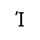 GREEK CAPITAL LETTER IOTA WITH TONOS Greek and Coptic Unicode U+38A