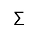 GREEK CAPITAL LETTER SIGMA Greek and Coptic Unicode U+3A3